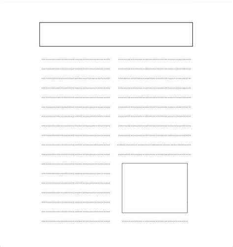 14 Blank Newspaper Templates Free Sample Example Format Download
