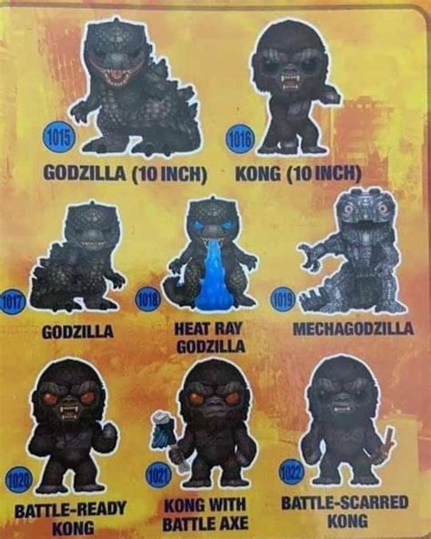 Fearsome monsters godzilla and king kong square off in an epic battle for the ages, while humanity looks to. หลุดสปอยฟิกเกอร์ตัวละครใน Godzilla vs Kong จากค่าย Funko ...