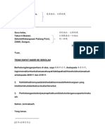 Contoh surat memohon cuti sekolah via www.scribd.com. Surat Cuti Sakit
