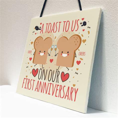 If there's a joker in your life, chances are you might struggle to find the best of funny gifts for him or her on their special occasion. Funny Joke Anniversary Card For Him Her First Anniversary ...