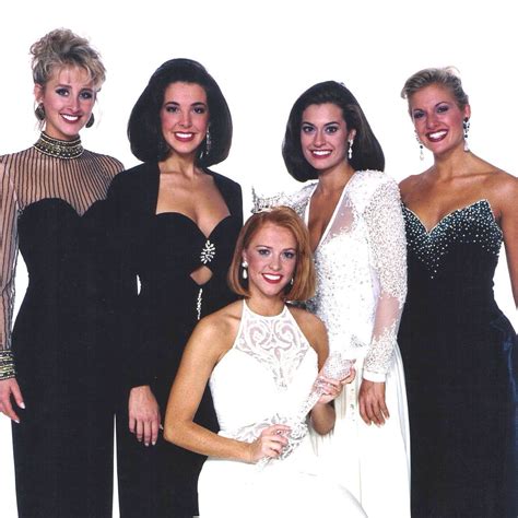 Miss America Shawntel Smith Ok And Her Runners Up 1995 Miss America Pageant Beauty