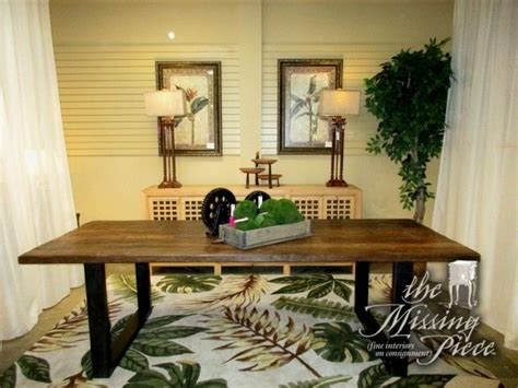 It's easy at sierra living concepts; Solid, reclaimed wood dining table on black metal legs ...