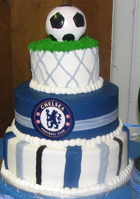 Football cake designs man chelsea birthday cake. Soccer Wedding Cake - Chelsea FC | Wedding | Pinterest ...