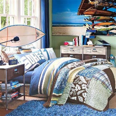 Get beach themed teenage bedrooms today w/ drive up or pick up. surf bedroom | Boy bedroom design, Blue themed bedroom ...