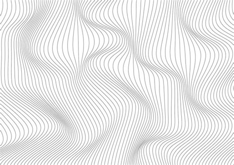 Premium Vector Abstract Black Wave Thin Curved Lines Pattern On White Background And Texture