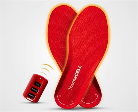 Thermacell Heated Insoles Wirelessly Heat Your Feet