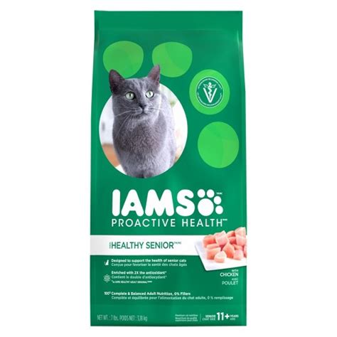 Cat parents need the best dry cat food for sensitive stomachs because cats are vulnerable to digestive issues like humans. Iams ProActive Health Healthy Senior Dry Cat Food - 7lbs ...