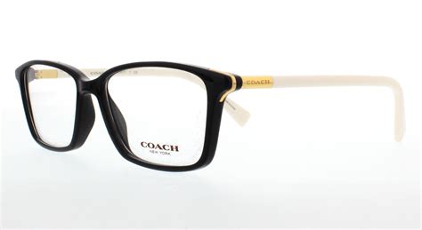 Coach Eyeglasses Hc6077 5340 Blackivory 53mm