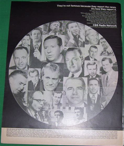 1960 CBS Radio Network Magazine Ad | Old Magazine Ads