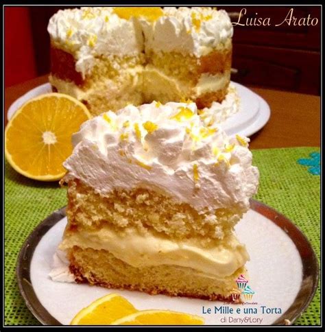 TORTA ALL'ARANCIA CON MASCARPONE E PANNA | Torte all ...