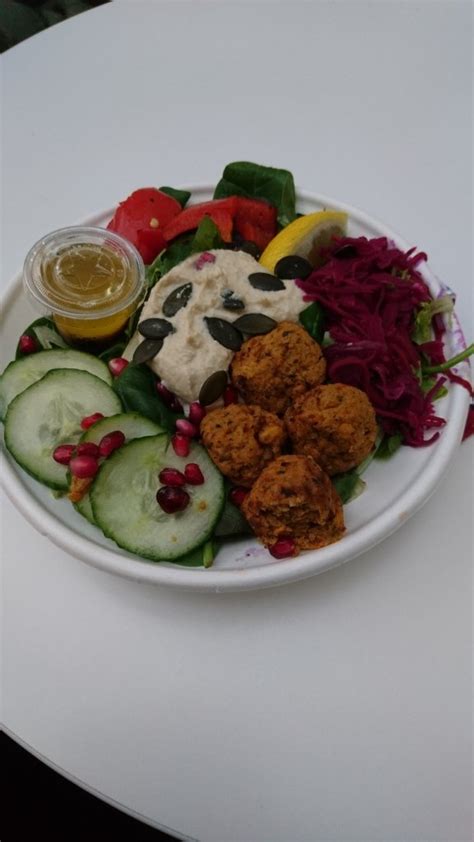 T'challa notes that karen would likely under season her food or add something strange, like raisins. Veggie Pret - Sweet Potato Falafal Mezze Salad Bowl ...