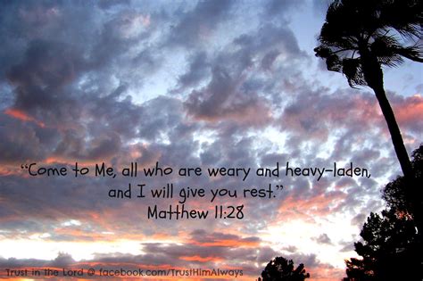 A word from jesus in the gospel gives us the solution: Seeking Jesus: Sweet Rest for the Weary