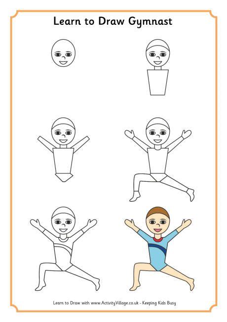 Learn To Draw A Gymnast 1 Learn To Draw Step By Step Drawing