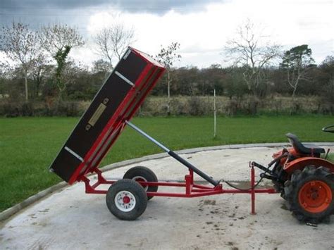 Tow behind poly utility cart dump trailer with universal hitch (225) model# lp21935. Dump trailer | Garden tractor custom | Pinterest | Dump ...