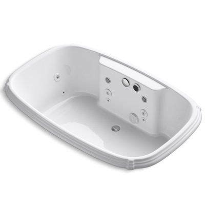 Both sides have 2 large adjustable jets & the drain is on the. Kohler Portrait 67" x 42" Air / Whirlpool Bathtub ...