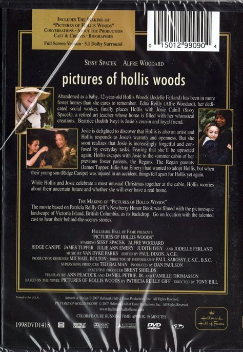 Pictures Of Hollis Woods Dvd Hallmark Hall Of Fame Sissy Spacek Brand