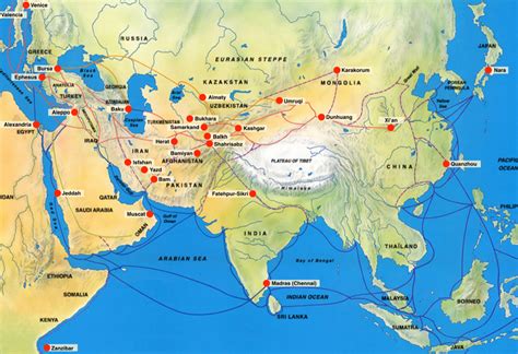 The Silk Road More Than Lines On A Map By Jordan Lucier Thoughts