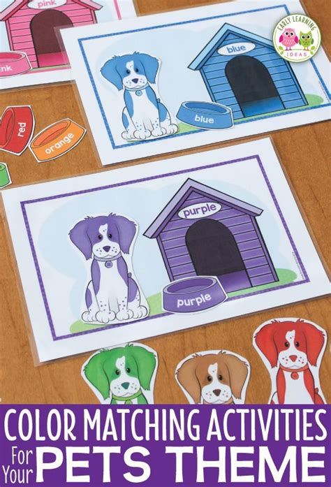 Although they require constant supervision, there are things you can do and materials you. Dog Color Matching Activity for Preschool and Pre-K ...