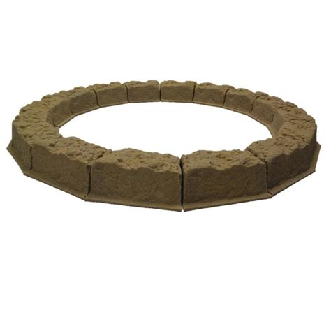 Shop Dekorra Sandstone Tree Ring Polyethylene Edging Stone Common 4