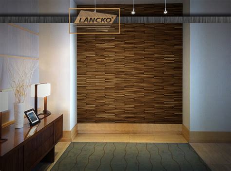Whether you finish it with stain or paint, a wood wall can bring so much warmth and interest to any space. Lancko Walls-Wood Tiles-Wood Wall-Wood Panel-Wainscot ...