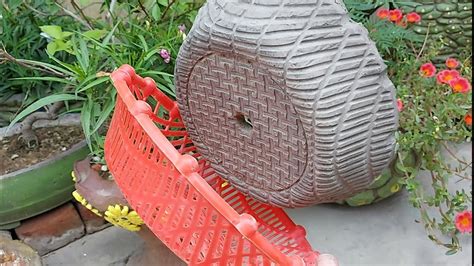 Cement bonsai pots help save space and substantially beautify any balcony, home, or public area in which they are placed. DIY | CEMENT CRAFT IDEAS | Make a Beautiful Cement Pot at ...