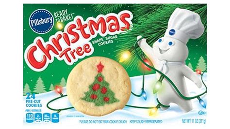 You can also look for pillsbury grands cinnamon rolls and pillsbury sugar cookies to add variety to the offerings at your holiday parties! Pillsbury™ Shape™ Christmas Tree Sugar Cookies - Pillsbury.com