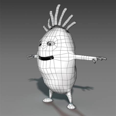3ds Max Character Cartoon Style Potato