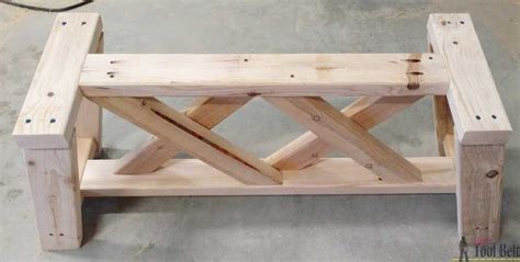 Double X Bench Plans - Her Tool Belt
