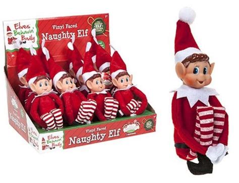 Red Naughty Boy And Girl Elves Elf Behaving Badly On A Shelf 12 Prop