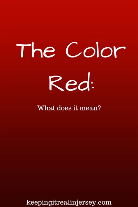 Hace más calor que follando en un sofá de escay. 6 Reasons to Wear Red - Keeping It Real In Jersey ...
