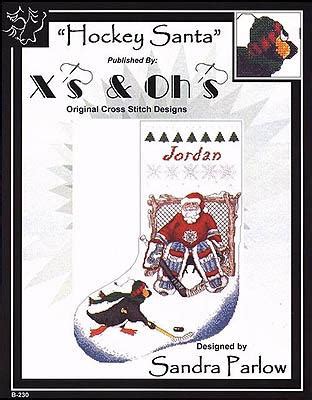 There is one problem with patterns on pinterest, and that's people will post and pin patterns that are not free. "Hockey Santa Stocking" by X's & Oh's