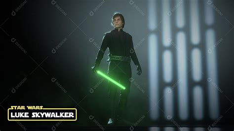 Renderização 3d Luke Skywalker Download Designi