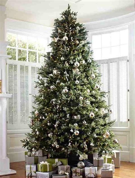 Fraser Fir And Silver Bells Christmas Tree Decorating Ideas