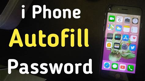 Iphone Autofill Password | Autofill Password Iphone X | How To Use