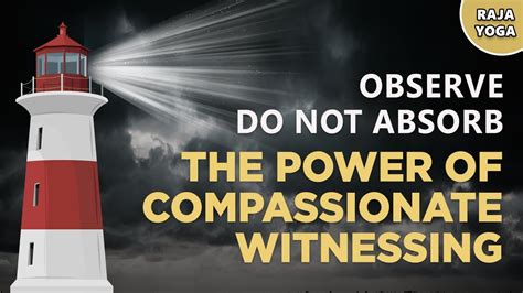 Observe but do not Absorb | The Power of Compassionate Witnessing