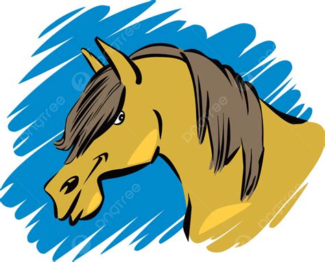 Funny Horse Smile Courser Animal Cartoon Png Transparent Image And