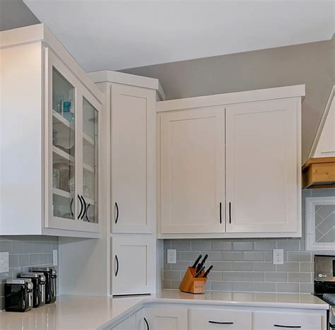 Crown molding helps to dress up cabinets and hide dusty soffit spaces. Crown Molding - Brenny Custom Cabinets, Inc