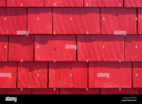 Red Roof Tiles Detail Canada Stock Photo Alamy