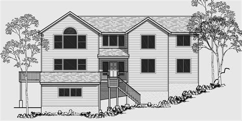 We offer small 1 and 2 level narrow lot house plans up to large 3 level narrow lot luxury house plans. House Plans For Narrow Lots Sloping