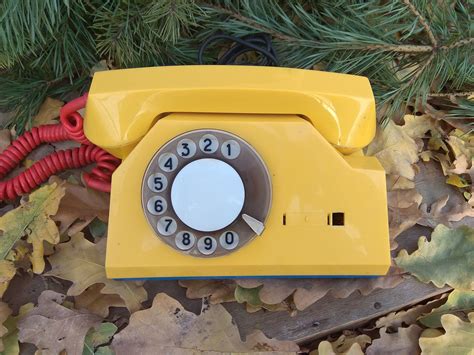 Old Rotary Phone Rare Telephone Desk Phone Vintage Soviet Phone Vef