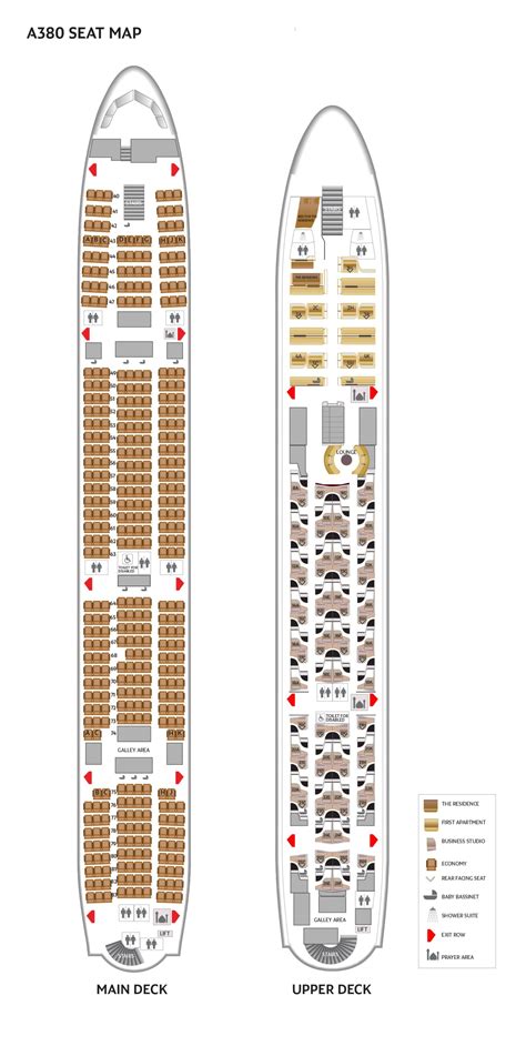 46 Etihad A380 Seating Plan Business Class