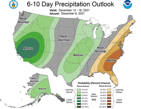 Noaa Cpc 6 To 10 Day Precipitation Probability Outlook