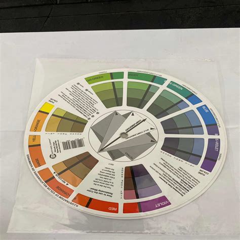 2x Artists Colour Wheel Mixing Colour Guide 23cm13cm Artist Colour