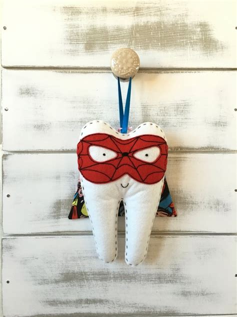 Personalized Boys Superhero Tooth Fairy Pillow Choose Your