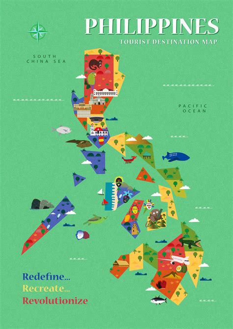 Philippine Tourist Destination Map By Arronglyn On Deviantart