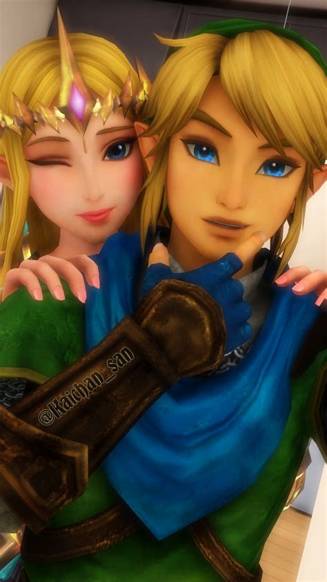 Mmd Selfie Link And Zelda By Kaichansan On Deviantart