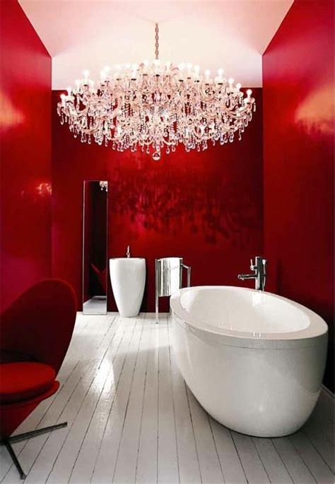 Red rose bathroom wall art black and white bedroom decor for couples romantic flowers prints canvas love couple theme photo paintings kitchen living room decorations wood grain picture 8 x 8 4 set. 15+ Impressive Red and White Interior Designs That You ...