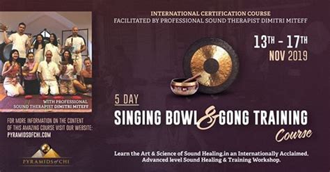 Singing Bowl And Gong Training Course Pyramids Of Chi Bali Ubud
