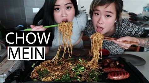 Chow Mein Chinese Food Mukbang Eating Show Youtube