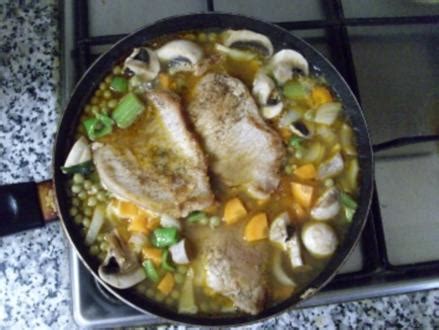Schnitzelpfanne mit Champignons und Zwiebelsuppe Rezepte